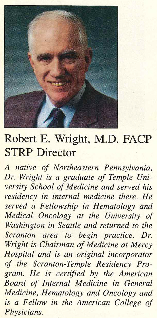 Dr. Wright 1991 Headshot