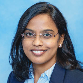 Lakshmi Priyanka Pappoppula, M.D. (Chief Resident, Internal Medicine; and Resident Leader for Long-term Therapeutic Relationship with Continuity Clinic Patients)