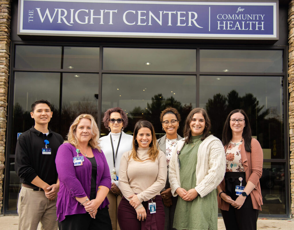 Los trabajadores sanitarios de la Comunidad del Centro Wright